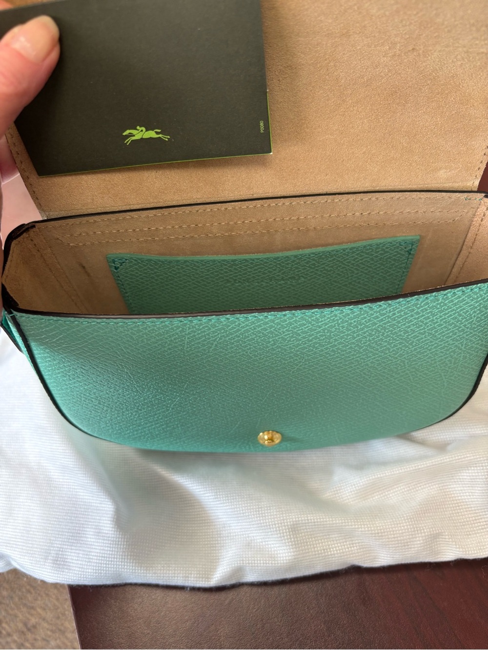 Longchamp Epure Mint leather Crossbody Bag - like new with tags and dustbag - Picture 7 of 12